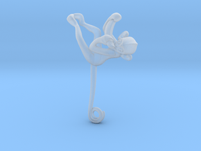 3D-Monkeys 355 in Clear Ultra Fine Detail Plastic