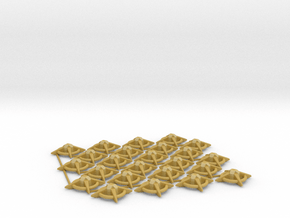 Terran Starbases - Pack of 24 (Connected) in Tan Fine Detail Plastic