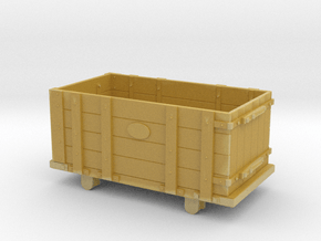 FR Four Plank Wagon 7mm Scale in Tan Fine Detail Plastic