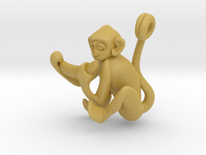 3D-Monkeys 361 in Tan Fine Detail Plastic