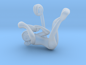 3D-Monkeys 364 in Clear Ultra Fine Detail Plastic