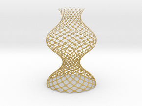 Vase 01 in Tan Fine Detail Plastic