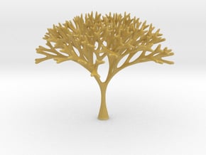 Recursive Tree in Tan Fine Detail Plastic
