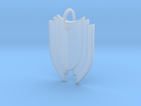 Shield in Clear Ultra Fine Detail Plastic