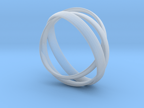 Rings in Clear Ultra Fine Detail Plastic