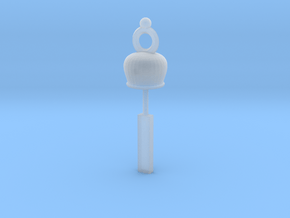 Wind bell in Clear Ultra Fine Detail Plastic