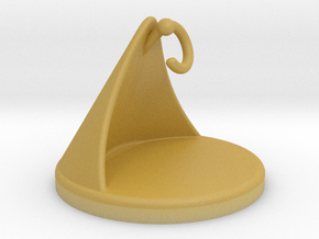  Hanging cup holder in Tan Fine Detail Plastic