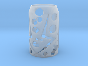 Cola cup Shelf.STL in Clear Ultra Fine Detail Plastic
