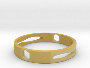 戒指  Ring in Tan Fine Detail Plastic