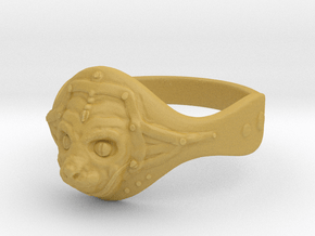 Hanuman ring(Japan 10,USA 5.5,Britain K)  in Tan Fine Detail Plastic