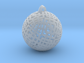 Tetra Ball in Clear Ultra Fine Detail Plastic