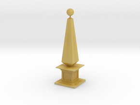 160105_Obelisk_01 in Tan Fine Detail Plastic