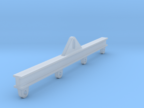 1/50 Load Spreader Bar (Rectangular) in Clear Ultra Fine Detail Plastic