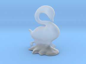 Swan in Clear Ultra Fine Detail Plastic