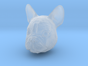 Dog in Clear Ultra Fine Detail Plastic