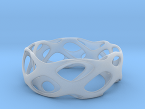 Bracelet Wave Cell Cycle in Clear Ultra Fine Detail Plastic