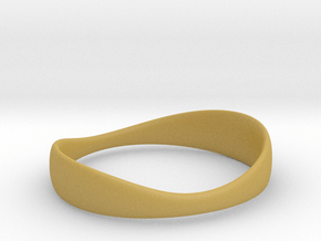 Silverflow Ring 16mm in Tan Fine Detail Plastic