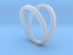 Split Ring Size US 9.5 in Clear Ultra Fine Detail Plastic