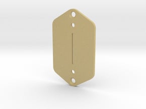 Jaguar Plate - Tele/Strat switch in Tan Fine Detail Plastic
