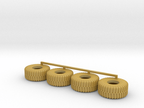 HO scale Heavy Equipment Tires in Tan Fine Detail Plastic