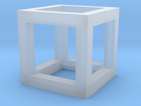 hyper cube in Clear Ultra Fine Detail Plastic
