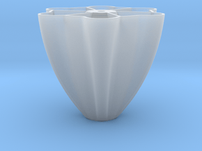 Pillar-base for Palmiga Globe Bouquet Vase in Clear Ultra Fine Detail Plastic