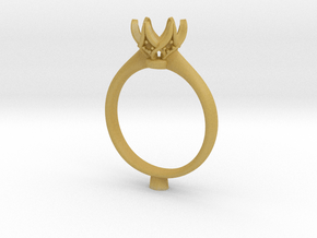 JT3-Engagement Ring in Tan Fine Detail Plastic