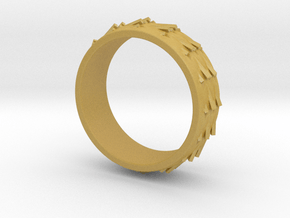 RidgeBack Ring Size 7.5 in Tan Fine Detail Plastic