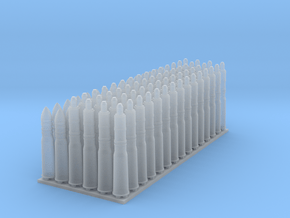 ETS35D02 - 90x 37 mm SA38 Rounds [1/35] in Clear Ultra Fine Detail Plastic