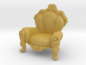 Arm Chair in Tan Fine Detail Plastic