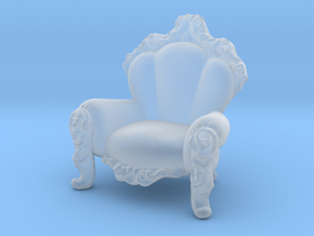 Arm Chair in Clear Ultra Fine Detail Plastic