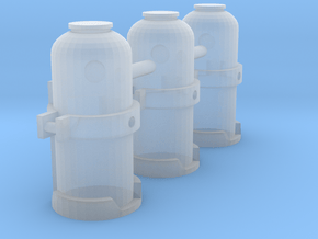 1/50 Scale Fire Suppression System-Chem Canisters in Clear Ultra Fine Detail Plastic