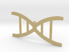 DNA necklace in Tan Fine Detail Plastic