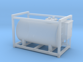 HO - Medium Diesel Tank in Clear Ultra Fine Detail Plastic