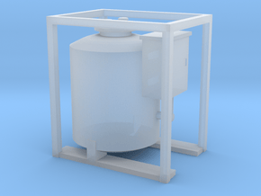 HO - Small Diesel Tank in Clear Ultra Fine Detail Plastic