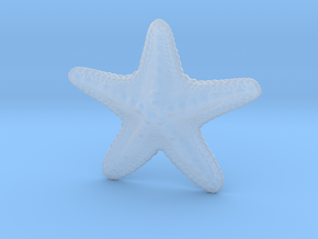Starfish paperweight in Clear Ultra Fine Detail Plastic
