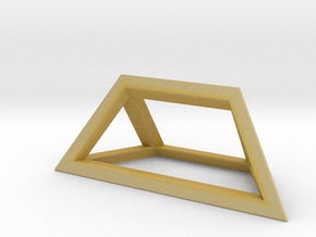 Material Sample - 'Impossible' Pyramid Puzzle Piec in Tan Fine Detail Plastic