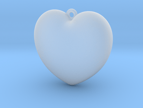 Heart-Pendant in Clear Ultra Fine Detail Plastic