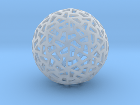 PentaHex Sphere in Clear Ultra Fine Detail Plastic