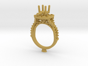 MP1-7815 - Engagement Ring in Tan Fine Detail Plastic