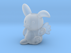 Bunny Holder in Clear Ultra Fine Detail Plastic
