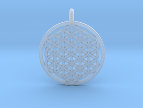 Flower Of Life in Clear Ultra Fine Detail Plastic
