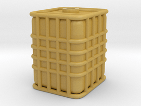 HO ICB tank with out pallet in Tan Fine Detail Plastic