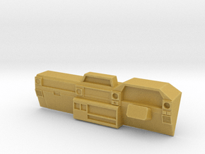 Dash for 1:10 scale LandCruiser FJ 70 body in Tan Fine Detail Plastic