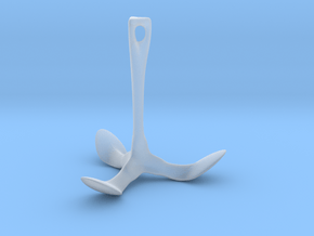 Grappling Hook #5 in Clear Ultra Fine Detail Plastic