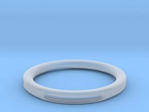 Simple hole ring in Clear Ultra Fine Detail Plastic