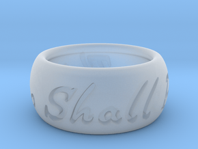 This Too Shall Pass Size 5.75 in Clear Ultra Fine Detail Plastic