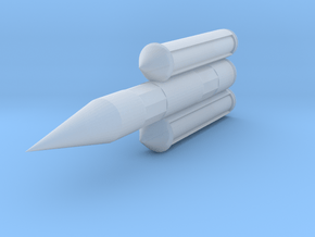 Rocket in Clear Ultra Fine Detail Plastic