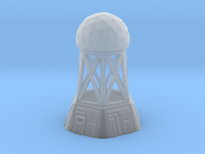 Radar Control Tower (Small Dome) in Clear Ultra Fine Detail Plastic