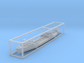 1:1250 scale model T2 tanker Capitol Reef in Clear Ultra Fine Detail Plastic